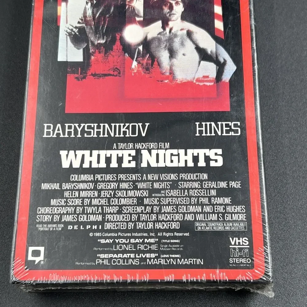 White Nights W/ Hines & Baryshnikov VHS‎ 1991 Closed Captioned New Sealed